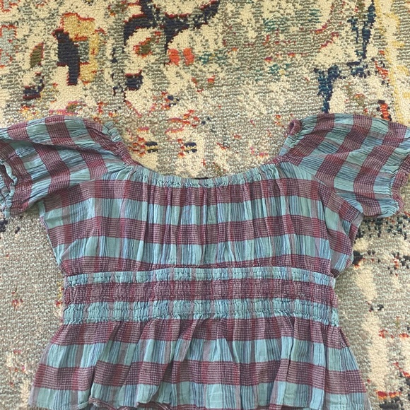 Free People Cropped Peplum Top - Picture 4 of 6